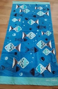 Vera Bradley Go Fish Beach Towel-NWT